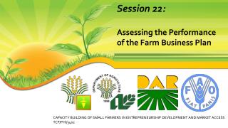 Session 22: Assessing the Performance of the Farm Business Plan