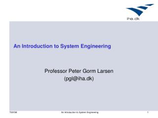 An Introduction to System Engineering