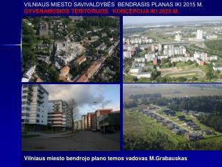 Vilniaus miesto bendrojo plano temos vadovas M.Grabauskas