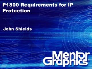 P1800 Requirements for IP Protection