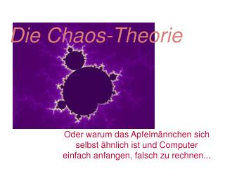 Die Chaos-Theorie