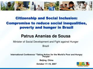 Citizenship and Social Inclusion: