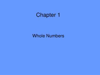 Chapter 1