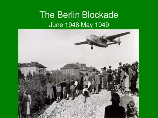 The Berlin Blockade