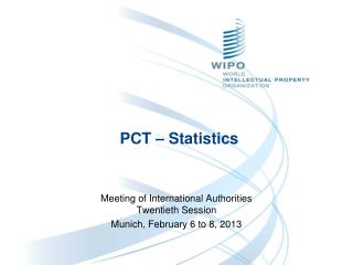 PCT – Statistics