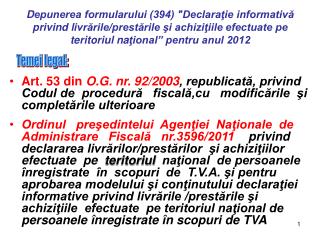 Temei legal: