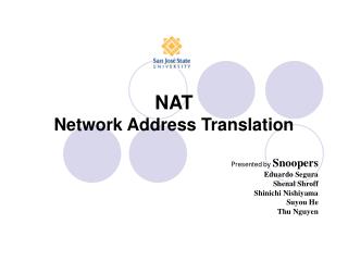 NAT Network Address Translation