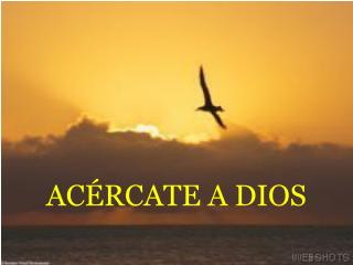 ACÉRCATE A DIOS