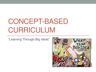 Concept-Based Curriculum