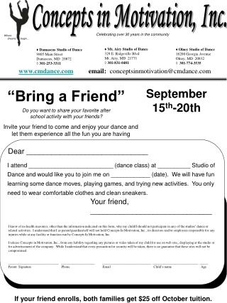“Bring a Friend”