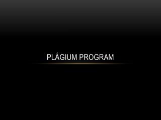 Plágium program