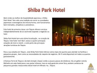 Shiba Park Hotel