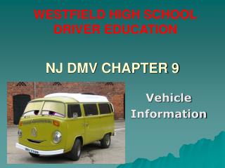 NJ DMV CHAPTER 9