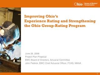 Improving Ohio’s Experience Rating and Strengthening the Ohio Group-Rating Program