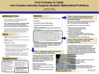 From Confusion to Clarity: How Complex Instruction Supports Students’ Mathematical Proficiency