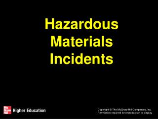 Hazardous Materials Incidents
