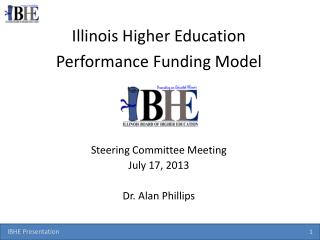 Illinois Higher Education Performance Funding Model