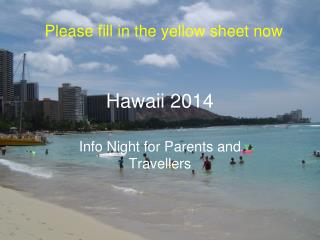 Hawaii 2014