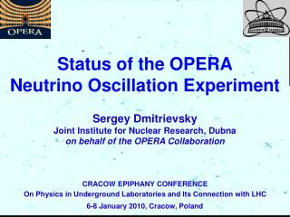 Status of the OPERA Neutrino Oscillation Experiment