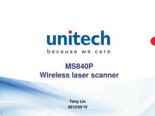 MS840P Wireless laser scanner