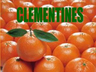 CLEMENTINES