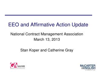 EEO and Affirmative Action Update