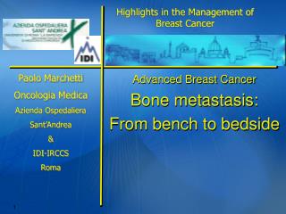 Advanced Breast Cancer Bone metastasis: From bench to bedside