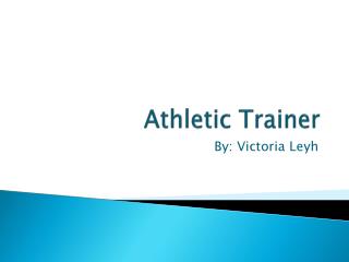 Athletic Trainer