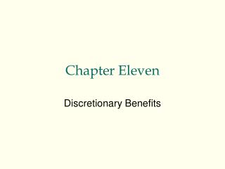 Chapter Eleven