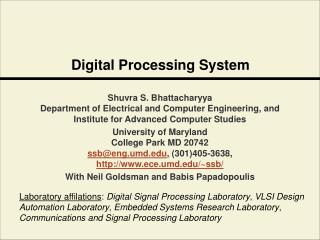 Digital Processing System