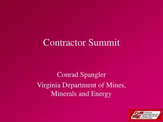 Contractor Summit