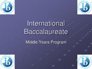 International Baccalaureate