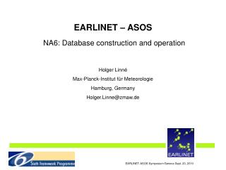 EARLINET-ASOS Symposium Geneva Sept. 20, 2010