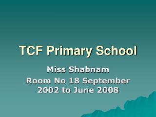 TCF Primary School