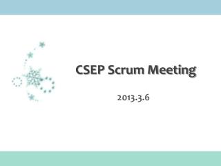 CSEP Scrum Meeting