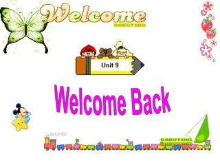 Welcome Back