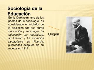 PPT - Sociología De La Educación PowerPoint Presentation, Free Download ...