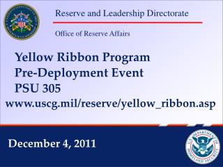Yellow Ribbon Program Pre-Deployment Event PSU 305