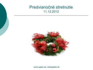 Predvianočné stretnutie 11.12.2012