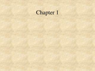 Chapter 1