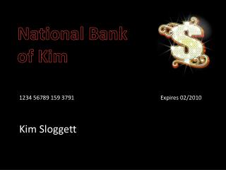 National Bank of Kim