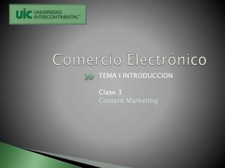 Comercio Electrónico