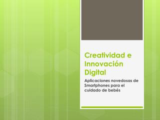 Creatividad e Innovación Digital