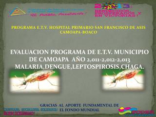 PROGRAMA E.T.V. HOSPITAL PRIMARIO SAN FRANCISCO DE ASIS CAMOAPA-BOACO