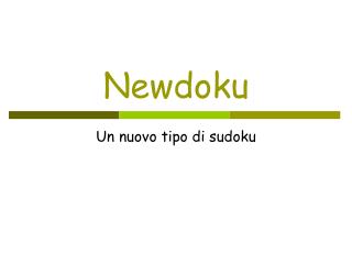 Newdoku