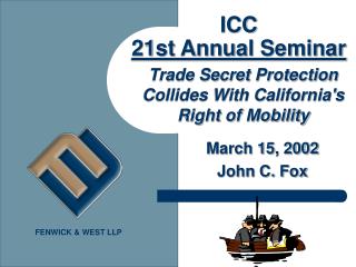 ICC 21st Annual Seminar