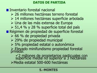 DATOS DE PARTIDA