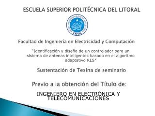 ESCUELA SUPERIOR POLITÉCNICA DEL LITORAL