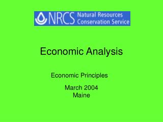 Economic Analysis