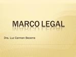 Marco legal
